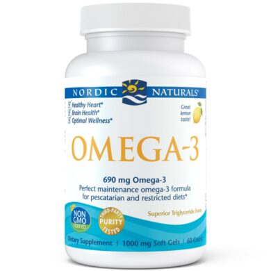 Omega-3 w/ Fish Gels - Lemon - 60 capsules