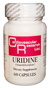 Uridine (Triacetyluridine) 25mg - 60 capsules