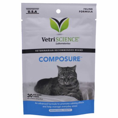 Composure Feline Bite-Sized Chews - 30 chewables