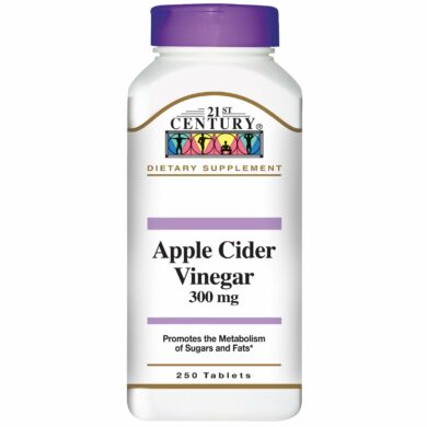 Apple Cider Vinegar, 300 mg, 250 Tablets