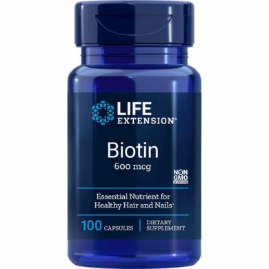 Biotin 600mcg - 100 capsules