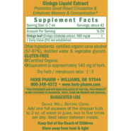 Alternative view of Ginkgo - 1 ounce