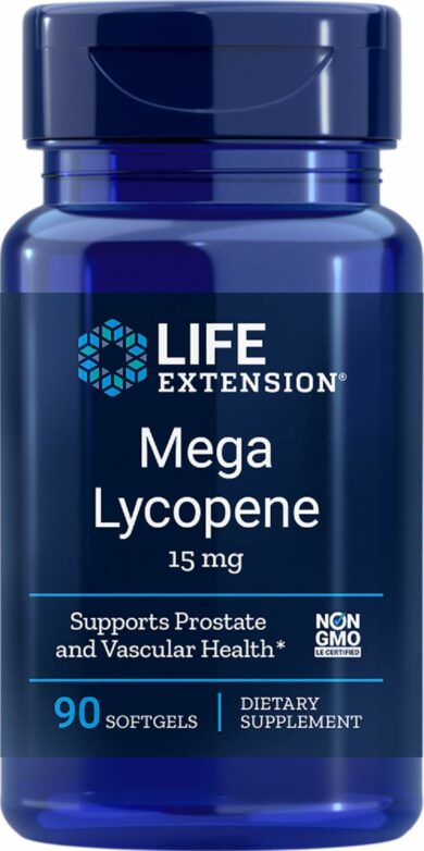 Mega Lycopene 15mg - 90 softgels