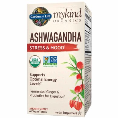 mykind Organics Ashwaganda Stress & Mood - 60 tablets