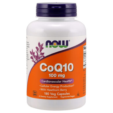 CoQ10 100mg with Hawthorn Berry Veg Capsules - 180 capsules