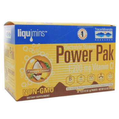 Electrolyte Stamina Power Pak-NonGMO Pineapple Coconut - 30 packets