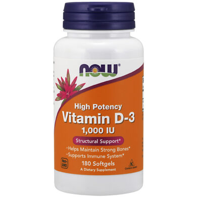 Vit D-3 1000IU - 180 softgels