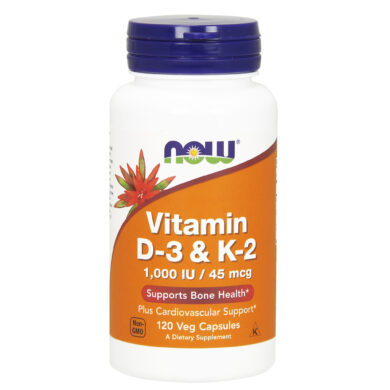 Vitamin D-3 & K-2 - 120 capsules
