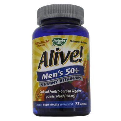 Alive Mens 50+ Premium Gummy Multi-Vitamin - 75 gummies