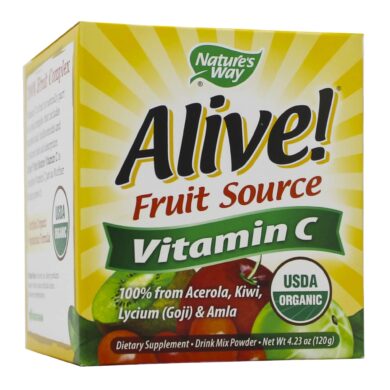 Alive! Organic Vitamin C powder - 120 grams