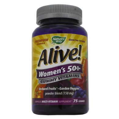 Alive Womens 50+ Premium Gummy Multi-Vitamin - 75 gummies