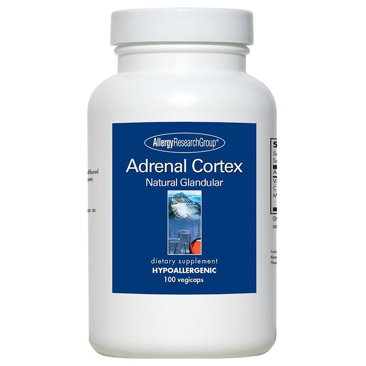 Adrenal Cortex Natural Glandular 100mg 100 capsules Spectrum