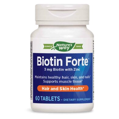 Biotin Forte 3mg with Zinc  - 60 tablets