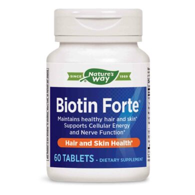 Biotin Forte 5mg without Zinc - 60 tablets