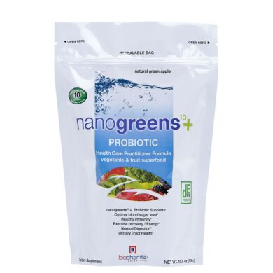 NanoGreens+ Probiotic - Green Apple - 300 grams