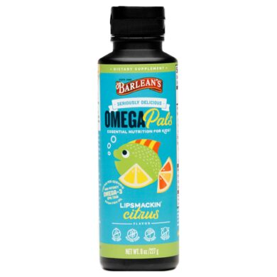 Seriously Delicious Omega Pals Lipsmackin' Citrus High Potency Fish Oil - 8 ounces