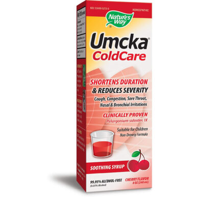 Umcka ColdCare Alcohol Free Cherry Syrup - 8 ounces
