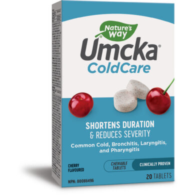 Umcka ColdCare Cherry Flavor Chewable - 20 chewables