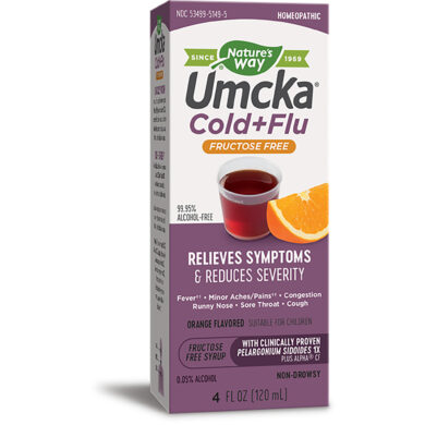 Umcka Cold+Flu Syrup Orange - 4 ounces