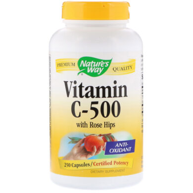 Vitamin C 500 with Rose Hips - 250 capsules