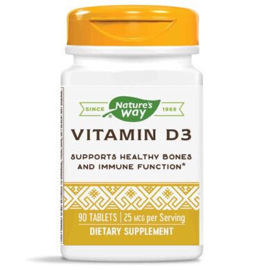 Vitamin D3 - 1000 IU - 90 tablets