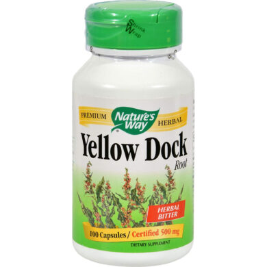 Yellow Dock Root - 100 capsules