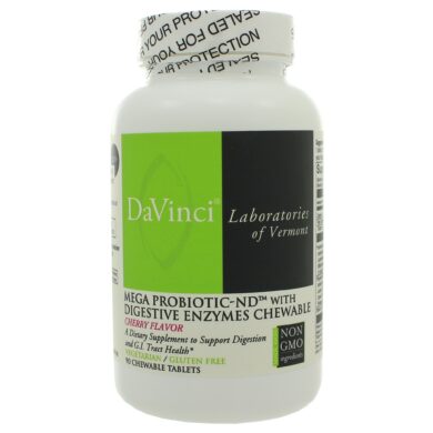 Mega Probiotic-ND with Digestive Enzymes - Cherry - 90 chewables
