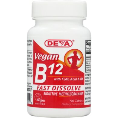 Vegan Vitamin B-12 (Fast Dissolve) - 1000mcg - 90 tablets