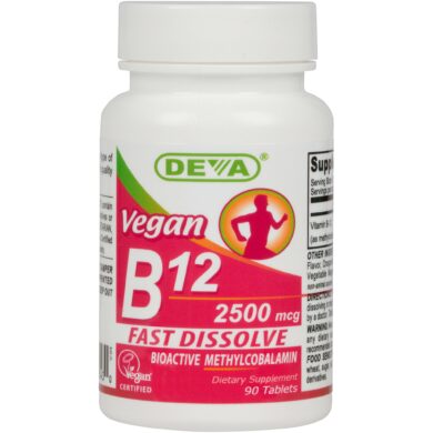 Vegan Vitamin B-12 (Fast Dissolve) - 2500mcg - 90 tablets