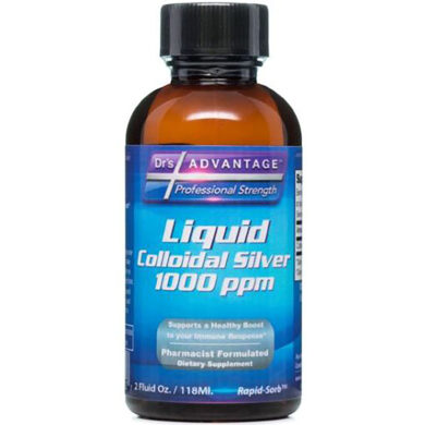 Liquid Colloidal Silver 1,000ppm - 2 ounces