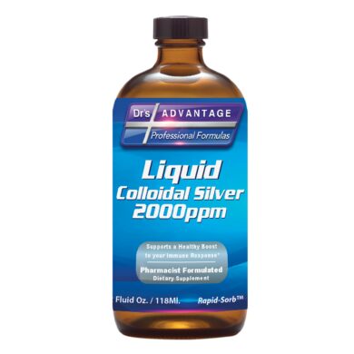 Liquid Colloidal Silver 2000ppm - 2 ounces