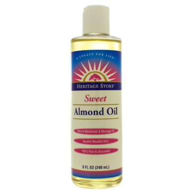 Almond Oil (Sweet) w/Vit E - 8 ounces