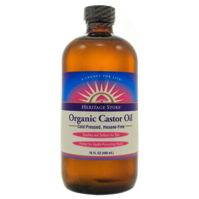 Organic Castor Oil - 16 ounces