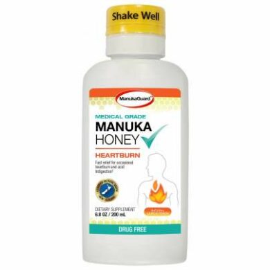 Medical Grade Manuka Honey Heartburn Lemon Peach - 6.8 ounces