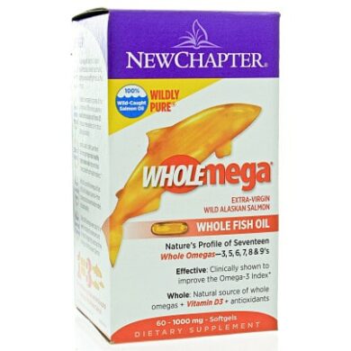 Wholemega Whole Fish Oil - 60 softgels