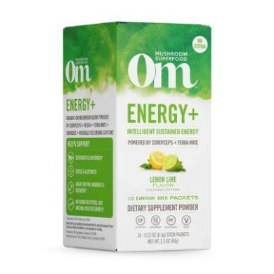 Energy + Lemon Lime Mushroom Superfood Drink Stick - 10 pack