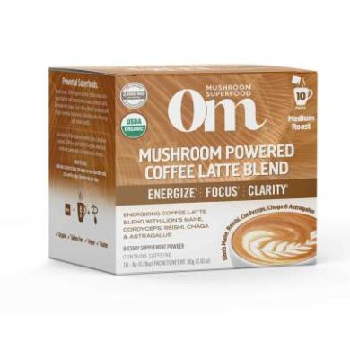 Mushroom Powered Coffee Latte - 10 packs