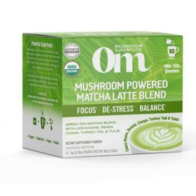 Mushroom Powered Matcha Latte - 10 packs