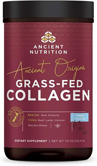 Ancient Origins Grass-Fed Collagen Honey Vanilla (18 servings)