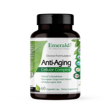 Anti-Aging Cellular Complex - 60 vcaps + Setria® L-Glutathione & R-ALA VEGAN