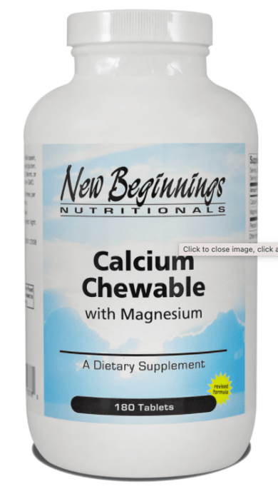 Calcium Chewable with Magnesium (100 tabs) - Revised!