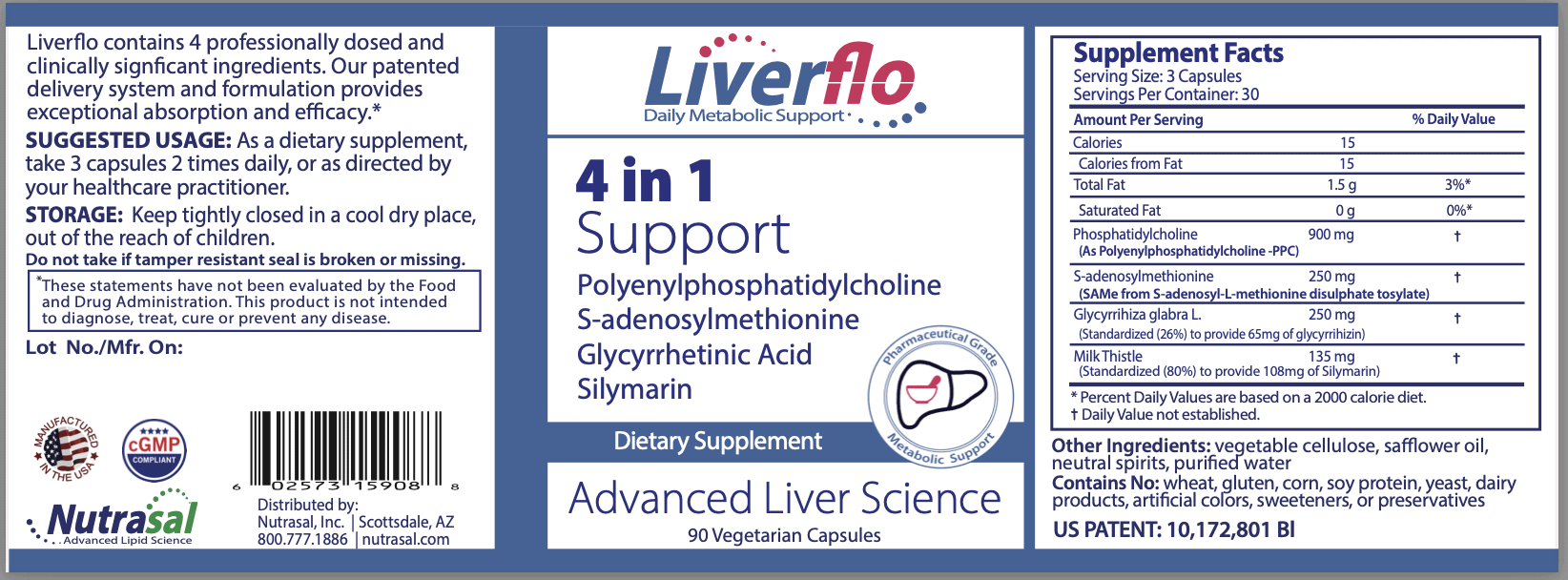 LiverFlo - 90 capsules - Spectrum Supplements