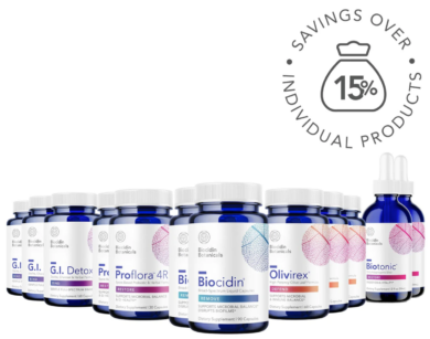 Comprehensive Cleansing Program  With Biocidin Capsules - 12 item kit (2 month supply)