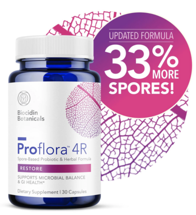 Proflora™4R - Spore-Based Probiotic & Herbal Formula - 30 Capsules