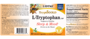 Alternative view of L-Tryptophan 500mg - 30 capsules