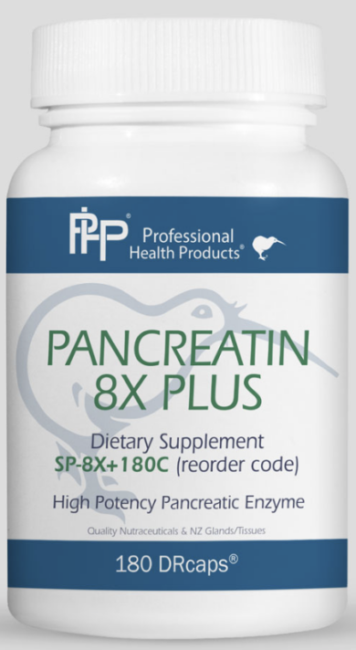 Pancreatin 8x+ Capsule - 180 Delayed Release Capsules