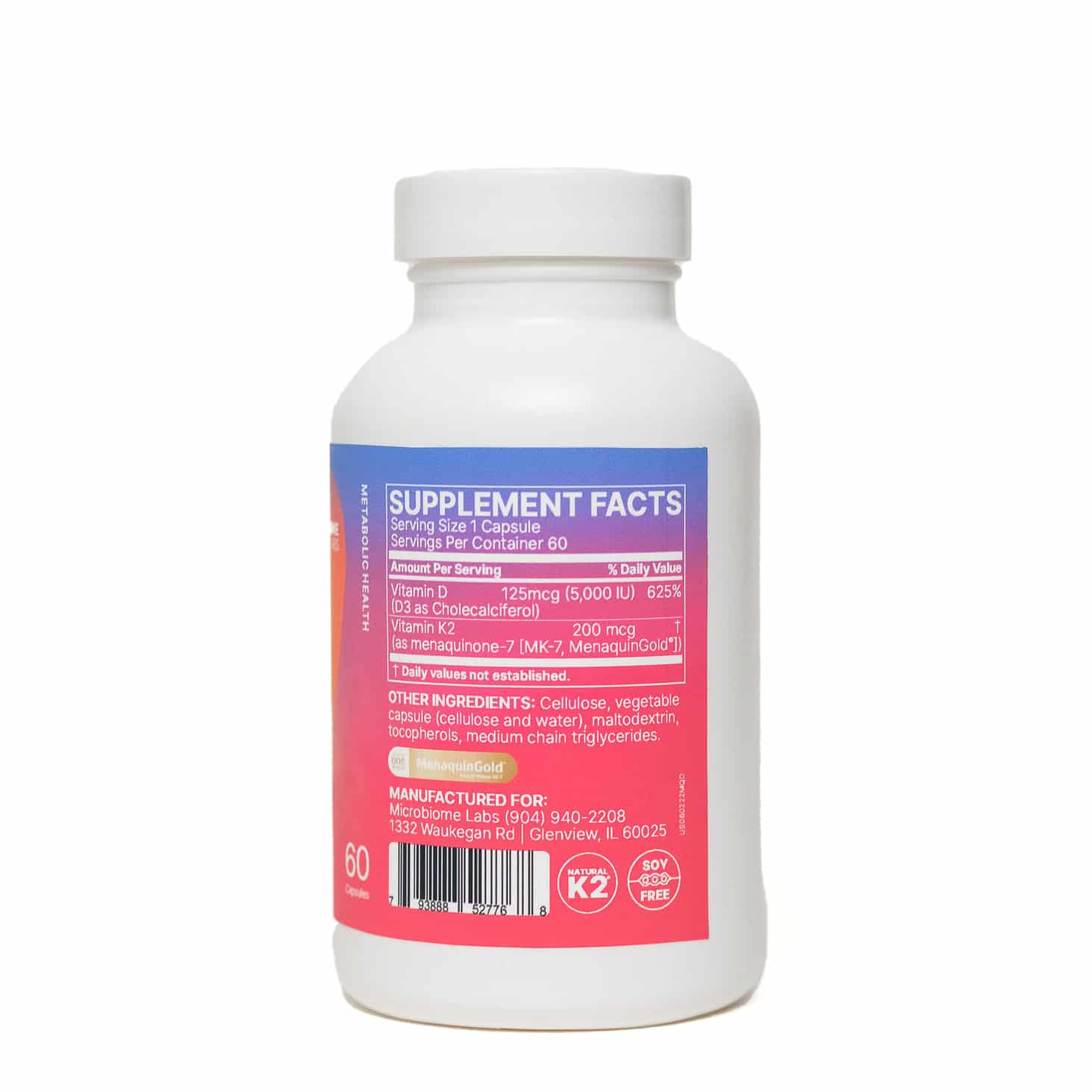 MegaQuin K2+D3- 60 capsules - Image 4