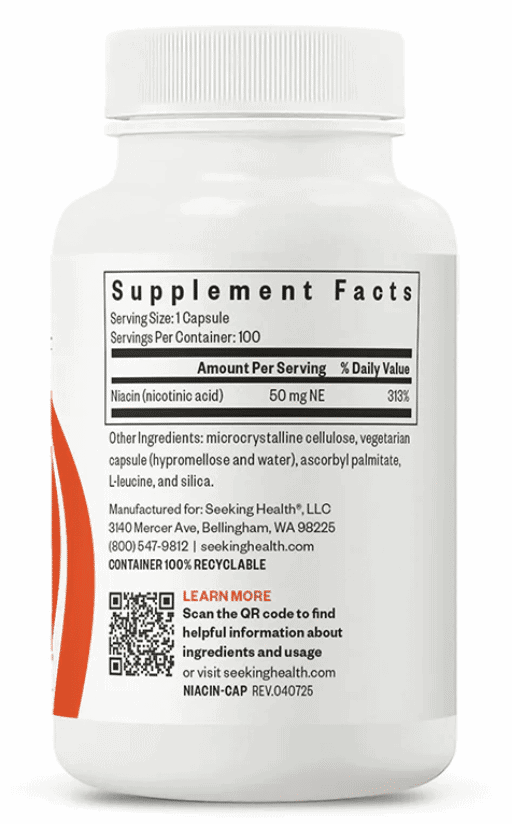 NIACIN - 100 CAPSULES - Image 3