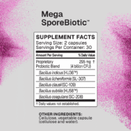 Alternative view of Mega Spore Biotic - 60 capsules